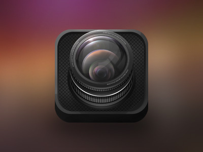 Camera iOS Icon app camera icon ios iphone lenses objective