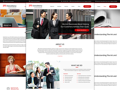 Just Practical Solutions (JPS) - Website accounting corporate website