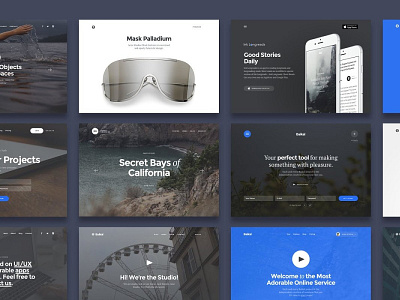 Baikal Startup UI Kit app branding design elements flat template ui ui kit ui kit design ux web