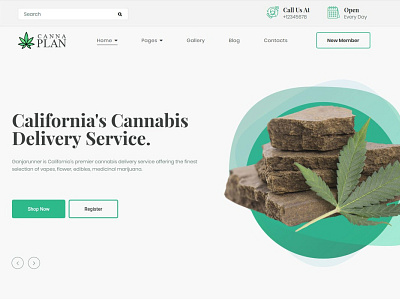 Medical Marijuana Dispensary Theme marijuana medical theme theme theme design webdesign website wordpress