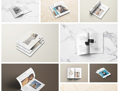 Magazine Mockups 52 Scenes brochure mockup design magazine mockup magazine presentation mockup