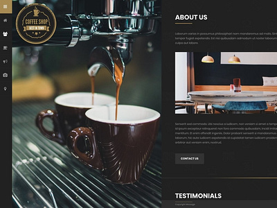 Coffee Shop - WordPress Theme