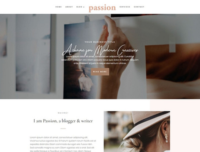 Passion Divi Child WordPress Theme Coaching blog business theme theme design web design website wordpress wordpress theme