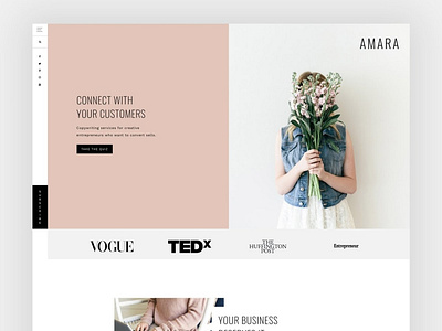 Amara - WordPress Theme for entrepreneurs