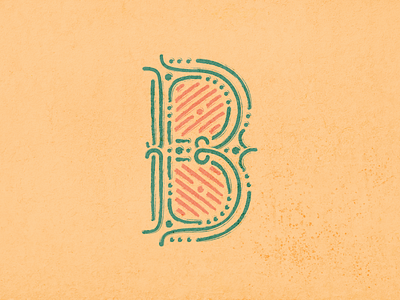"B" | 36 Days Of Type 04 design illustration lettering type typography