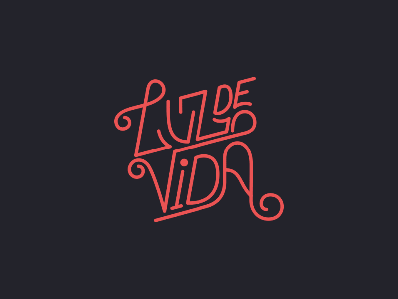 Luz De Vida animation app branding design graphics icon lettering logo motion