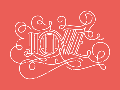 Love behance graphics illustration lettering love type typography valentine day vector