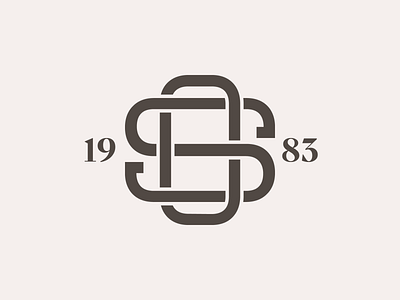 S&O 1983 1983 badge behance branding icon logo logotipo mark monogram o s typography vintage