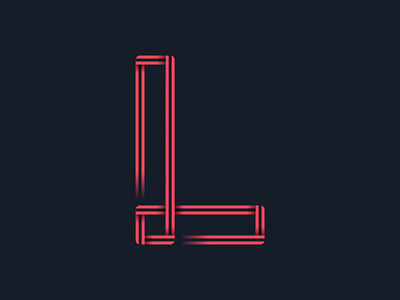 #36days_L 36daysoftype 3d alphabet color illustration illustrator letter l lettering logo shadow type typography vector