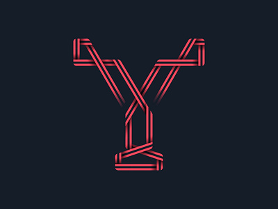 #36days_Y 36daysoftype 3d alphabet illustration illustrator letter y lettering logo shadow type typography