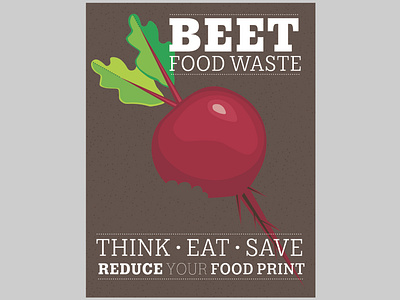 Beets beets colors design food waste graphic design illustration minimal texture typography