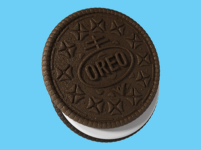 Oreo 3d c4d cookie galleta model3d oreo