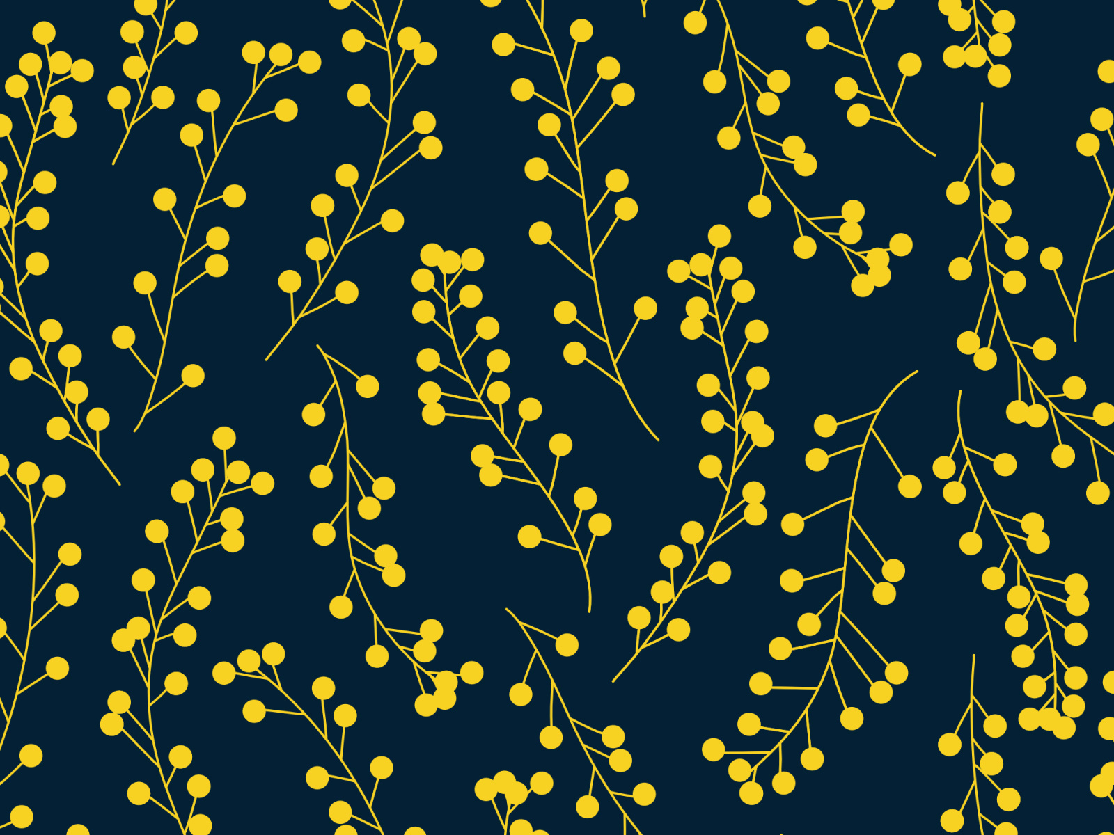 Wattle Surface Pattern Reapeat by Rae Bassett on Dribbble