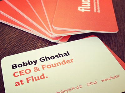 Flud business cards