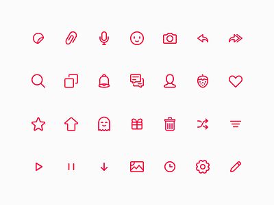 Dating app – Icons