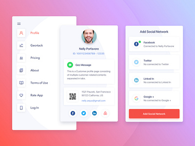 Geolocation Based Mobile App Design by Serhii Pykin on Dribbble