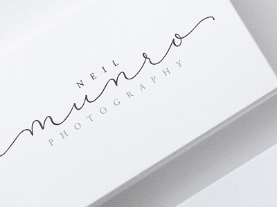 Business Card branding calligraphy handwritten identity logo modern calligraphy type