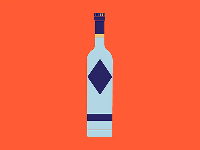 Citadelle Gin Icon bottle citadelle design drink gin icon illustration vector