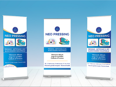 Rollup Neo Pressing branding design graphic design illustration logo