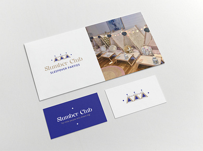 Slumber Club branding cute design event planning icon logo logotype party slumber party