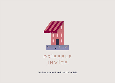 A Dribbble Invite dribbble invite house one