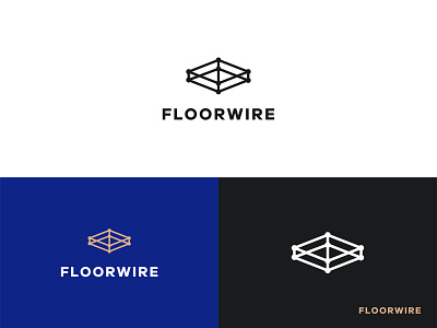 Floorwire design lines logo