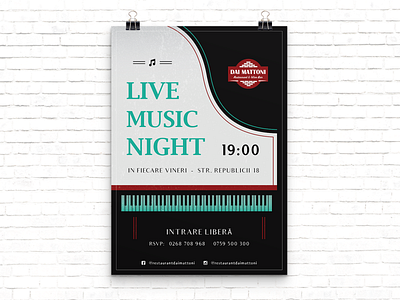 Music night print