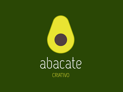 Abacate Criativo abacate avocado brand logo personal brand