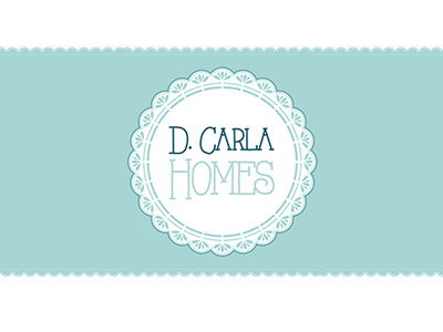 D. Carla Homes algarve brand branding guest house logo