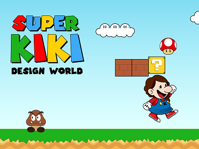 Super Kiki cv design graphic design illustration
