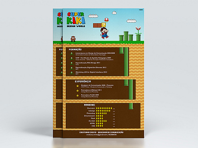 Super Kiki cv design graphic design