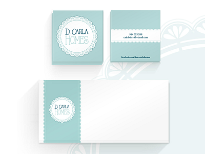 D. Carla Homes - Branding brand branding business card design graphic design portugal