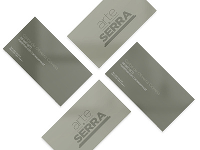 Buisness card - Arte & Serra brand branding business card design graphic design logo logotype portugal