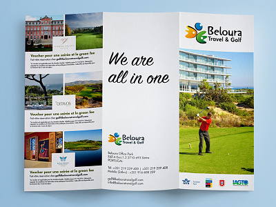 Brochure - Golf brochura brochure design design editorial editorial flyer golf graphic design portugal tríptico