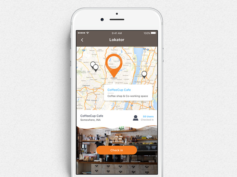 coffee shop finder app ui by Adit Saputra on Dribbble