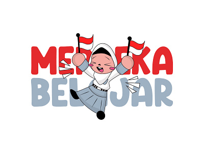 Merdeka Belajar animation design graphic design illustration vector