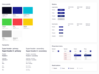 UI style guide