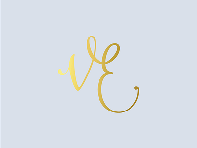 Monogram logo for a make-up artist beziers custom hand lettering logo monogram