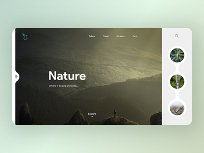 Landing Page - Nature