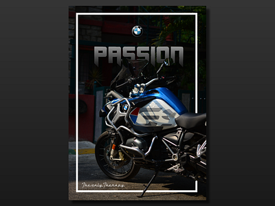 Bike love adventure bike bike love bmw design graphic design logo minimalistic poster ui