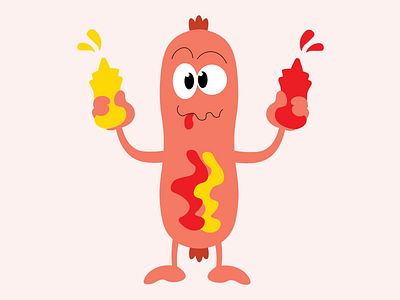 Mr Parkys is confused 🌭 emojis funny hotdogs imessages stickers
