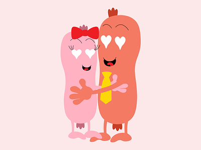 Lovey-doveys ❤️ emojis funny hotdogs imessages stickers