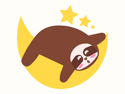 Good night sloth animals emojis funny imessages sloth stickers