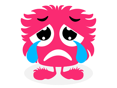 Sad Fluffy crying emoji fluffy imessages sad stickers tears