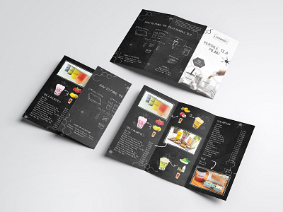 Labothérie - Brochure branding brochure design graphic design illustrator indesign layout trifold