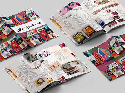 Magazine Spread branding coverbook creative design graphic design indesign magazin magazin spread