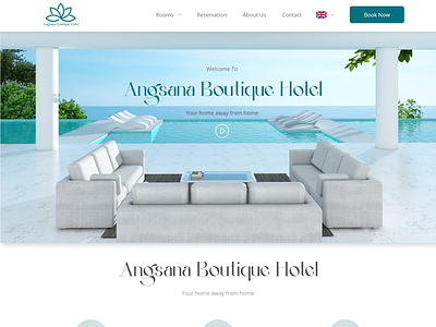 Angsana Landing Page for Boutique Hotel