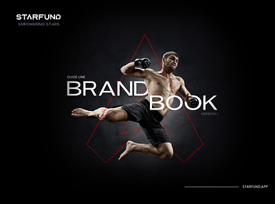 Brand Book for crowdfunding rising MMA Stars brandbook creativv design graphicdesign