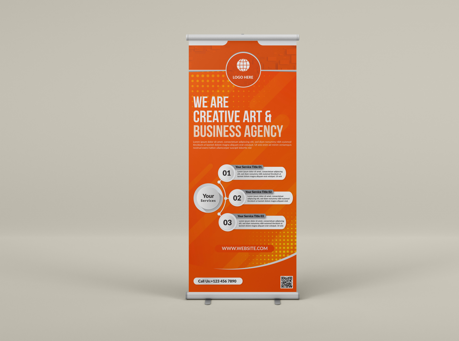 Rollup Banner Design by Md. Nasir Uddin on Dribbble