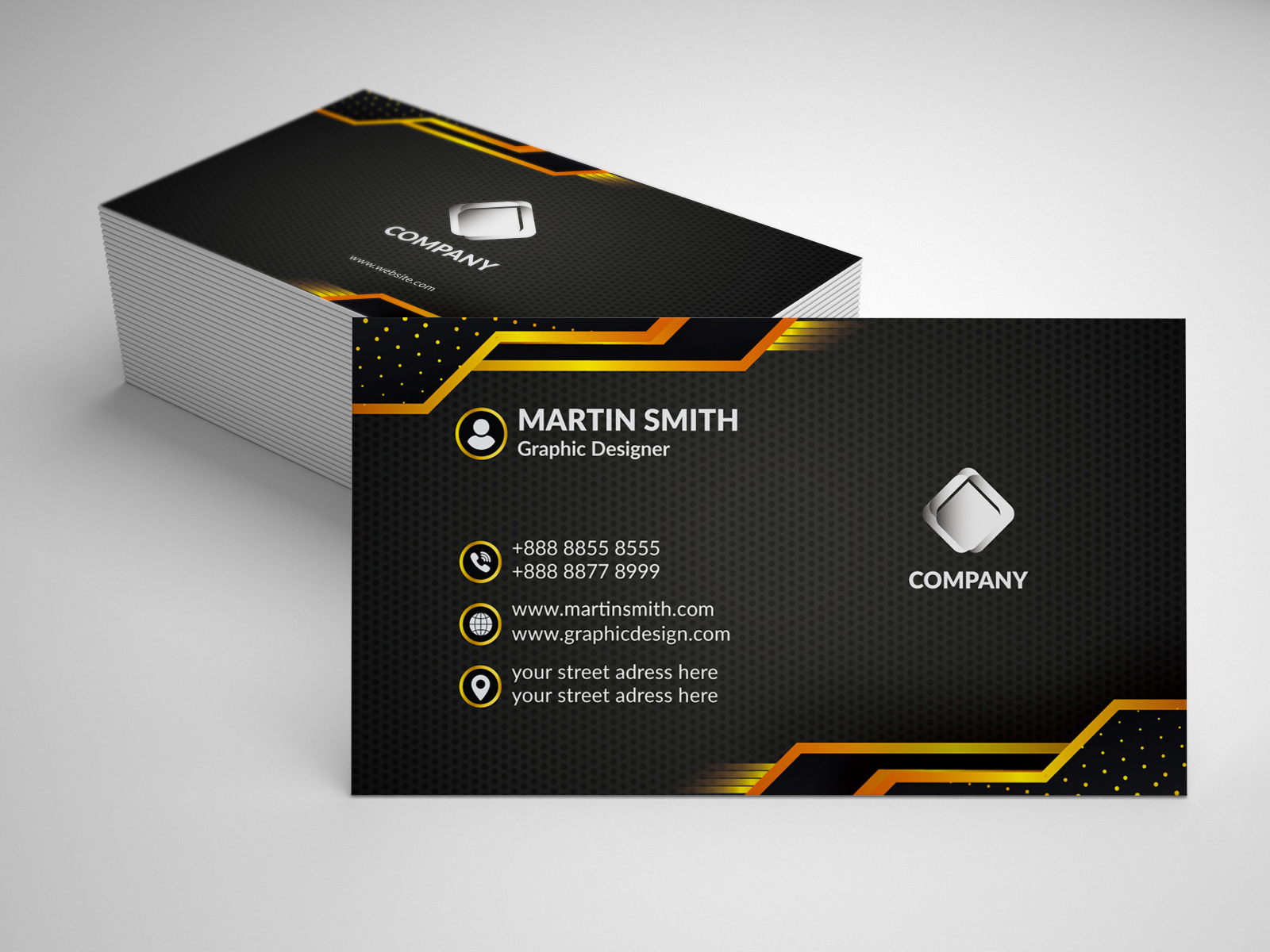 Business Card Design by Md. Nasir Uddin on Dribbble